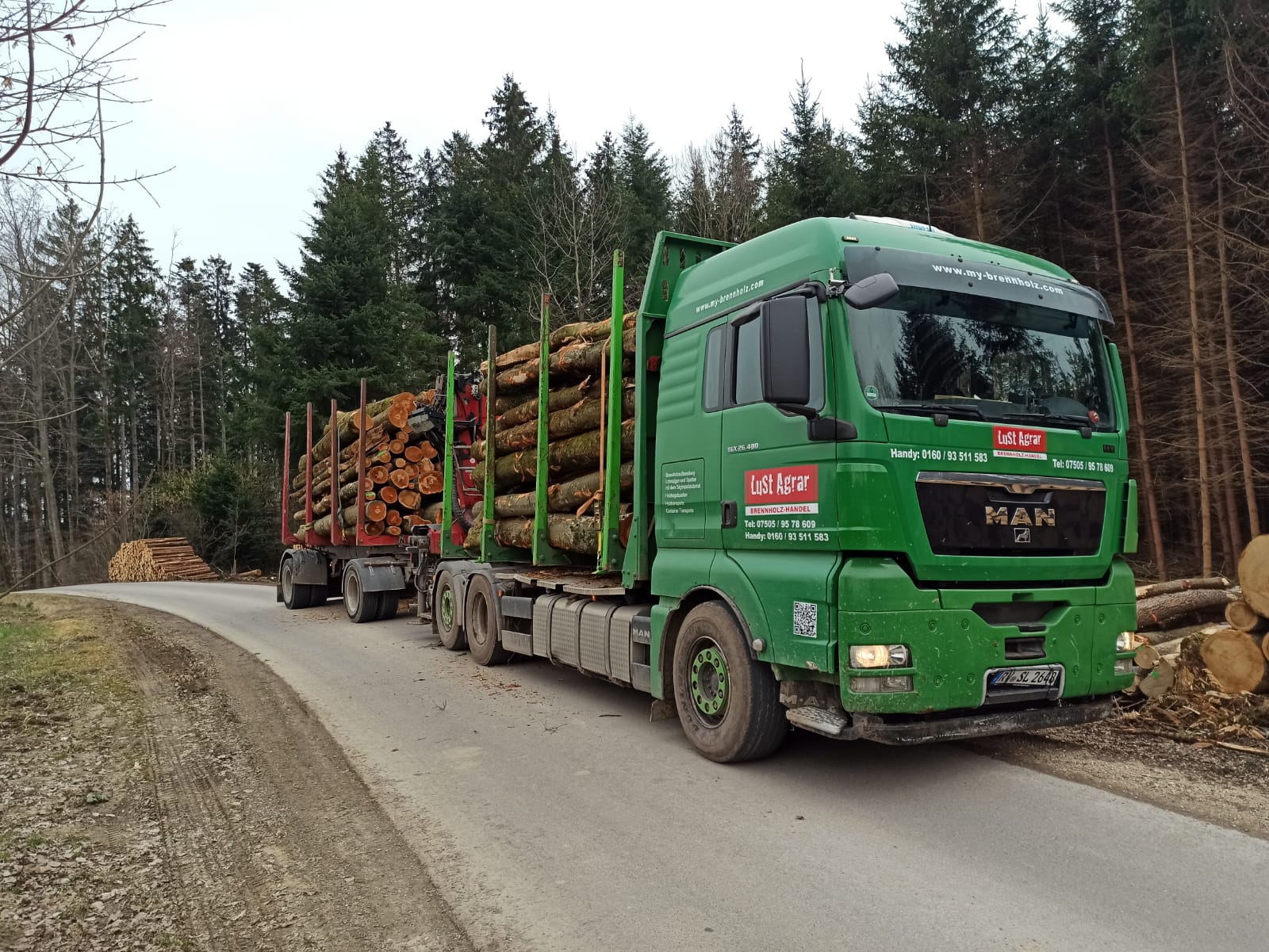 Holztransporte